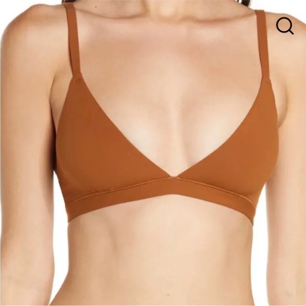 SKIMS New Fits Everybody Triangle Bralette Bronze